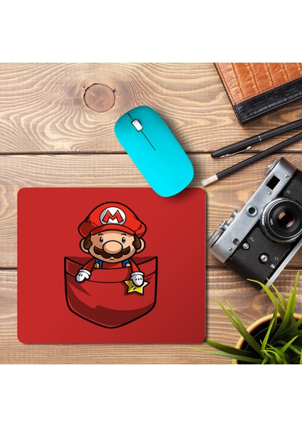 Pocket Super Mario Baskılı Mouse Pad Mousepad