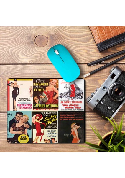 Yabancı Film Afişleri Baskılı Mouse Pad Mousepad