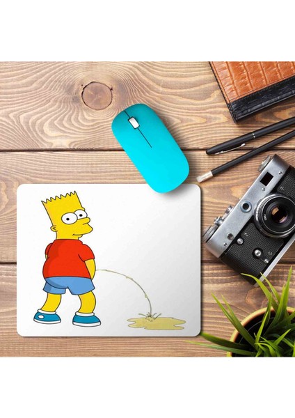 Bart Simpson Homer Simpson The Simpsons Baskılı Mouse Pad Mousepad