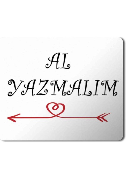 Selvi Boylum Al Yazmalım Baskılı Mouse Pad Mousepad