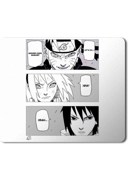Trio Naruto Baskılı Mouse Pad Mousepad