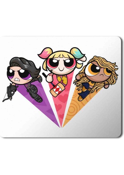 Powerpuff Girls 5 Baskılı Mouse Pad Mousepad