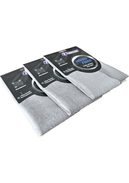 Intermop Mikrofiber Cam-Ayna & Toz Bezi Çift Taraflı Üstün Temizlik Bezi 3 Adet modelleri