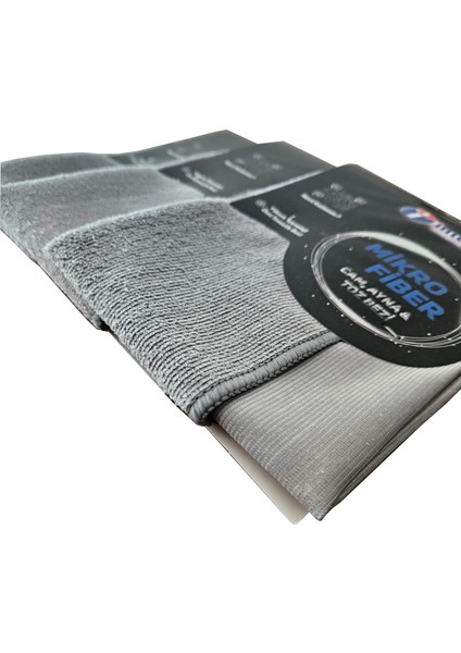 Intermop Mikrofiber Cam-Ayna & Toz Bezi Çift Taraflı Üstün Temizlik Bezi 3 Adet fırsatları