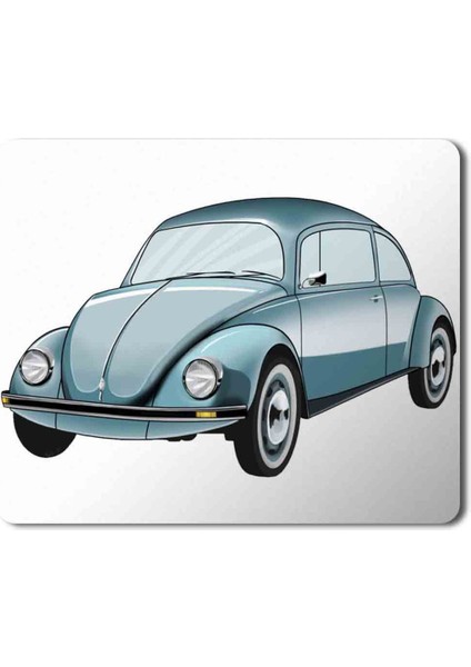 Volkswagen Old Beetle 2 Baskılı Mouse Pad Mousepad
