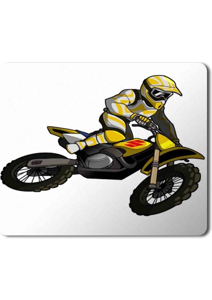 Motocross Motorsiklet Baskılı Mouse Pad Mousepad