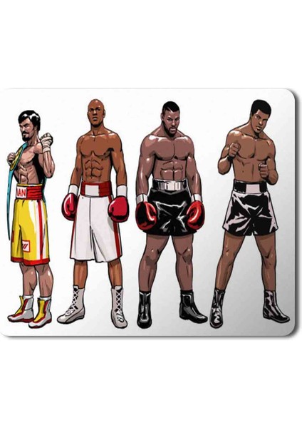 Muhammed Ali Boksörler Baskılı Mouse Pad Mousepad