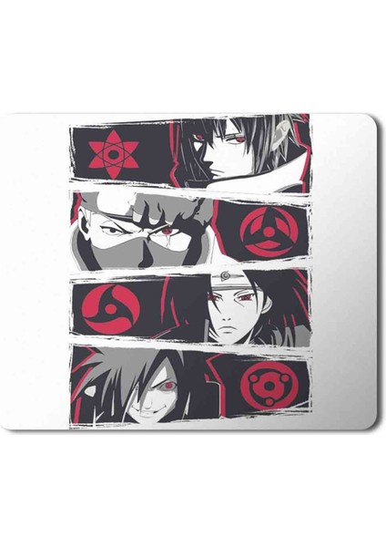 Naruto Sharigans Baskılı Mouse Pad Mousepad