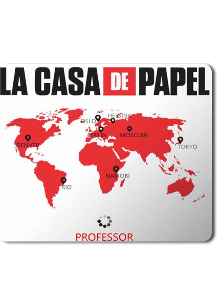 La Casa De Papel 4 Baskılı Mouse Pad Mousepad