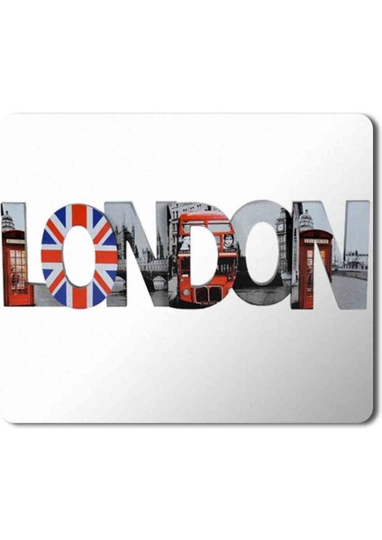 London Eye Big Ben Central London Hotel Baskılı Mouse Pad Mousepad