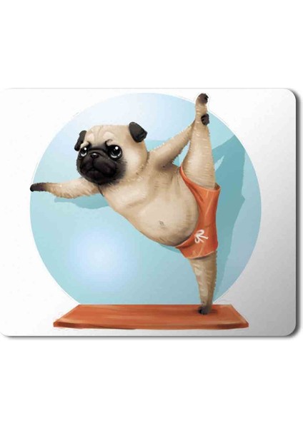 Pug Puppy French Bulldog Baskılı Mouse Pad Mousepad
