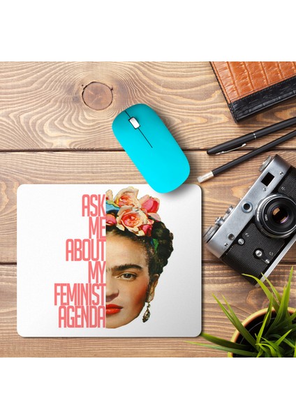 Frida Kahlo+ (3) Baskılı Mouse Pad Mousepad