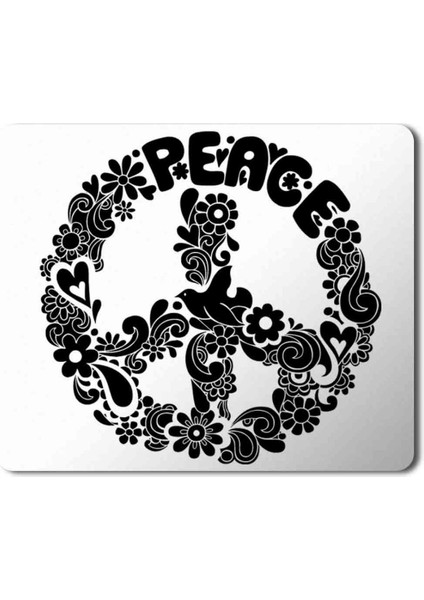 Peace Barış Sembol (2) Baskılı Mouse Pad Mousepad