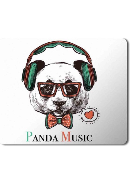 Panda Music Müzik Baskılı Mouse Pad Mousepad