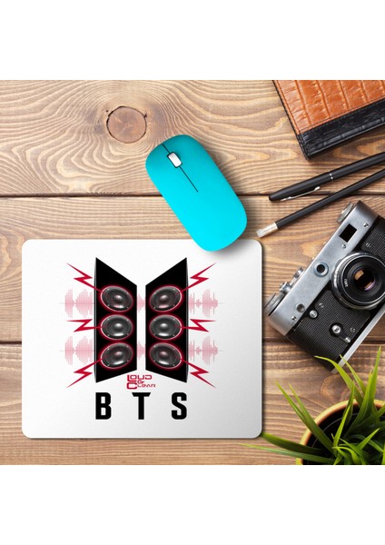 Bts Loud & Clear Red Baskılı Mouse Pad Mousepad