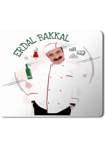 Erdal Bakkal 2 Baskılı Mouse Pad Mousepad