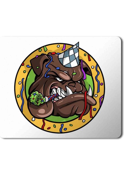 Francky The Bulldog Baskılı Mouse Pad Mousepad
