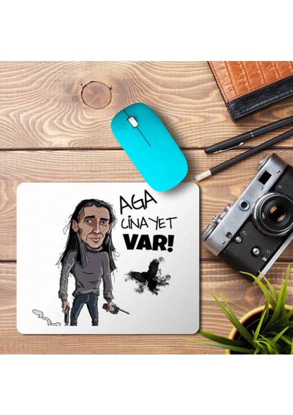 Behzat Ç Aga Cinayet Var Baskılı Mouse Pad Mousepad Baskılı Mouse Pad Mousepad