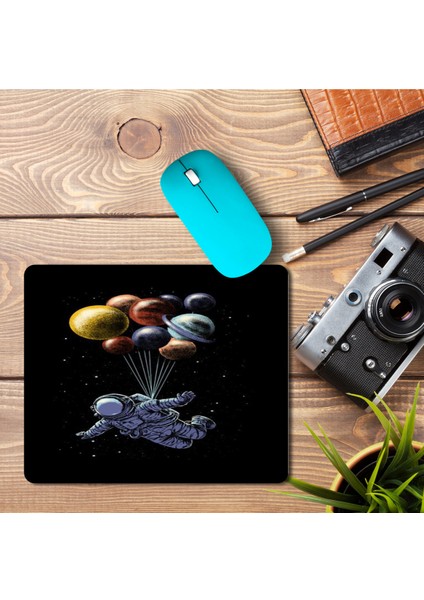 Astronot Balonlar Baskılı Mouse Pad Mousepad