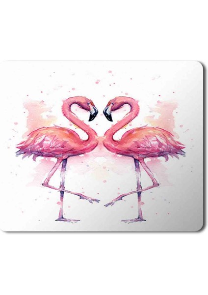 Flamingo Aşk 2 Baskılı Mouse Pad Mousepad