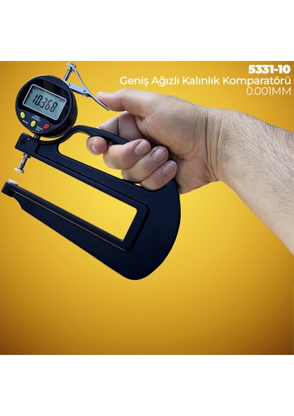 5331-10 Dijital Geniş Ağızlı Kalınlık Komparatörü | 0.001MM