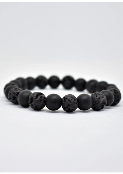 Lav Taşlı Oniks Bileklik GOK93