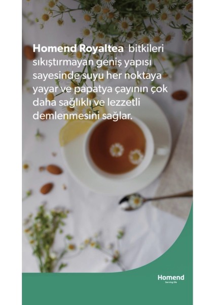 Royaltea 1762H Konuşan Çay Makinesi Antrasit