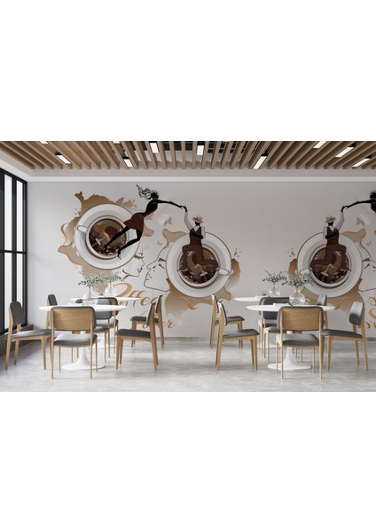 Kahve Aşkı Duvar Kağıdı, Cafe Fast Food Duvar Resmi