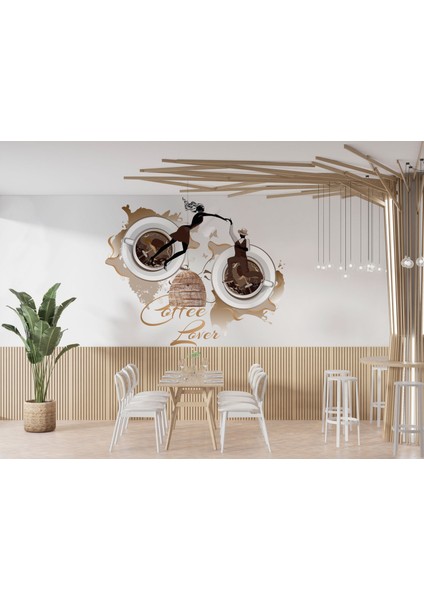 Kahve Aşkı Duvar Kağıdı, Cafe Fast Food Duvar Resmi