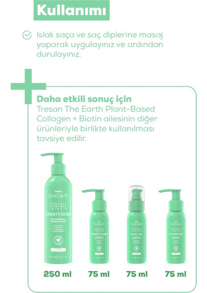 Organic Aloe Vera +Biotin Şampuan 75 ml