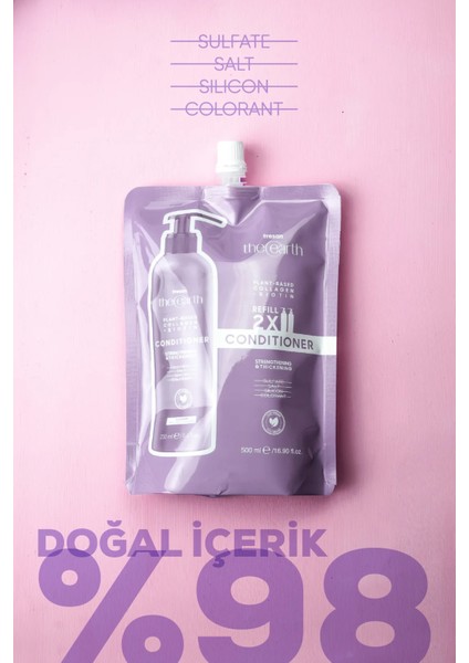 Tresan The Earth Collagen Biotin Saç Kremi Refill Pouch 500 ml