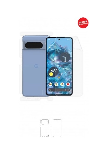Google Pixel 8 Pro Ön, Arka ve Yan 360 Derece Tam Kaplama Tpu Film fiyatları