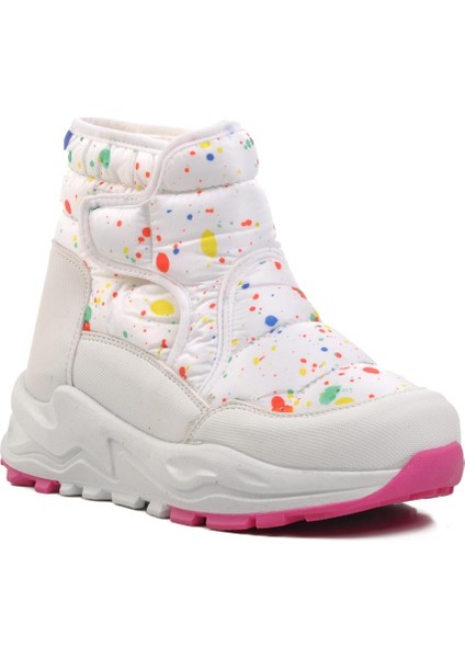 FY222-F Beyaz Içi Polarlı Çocuk Kar Botu fiyatları