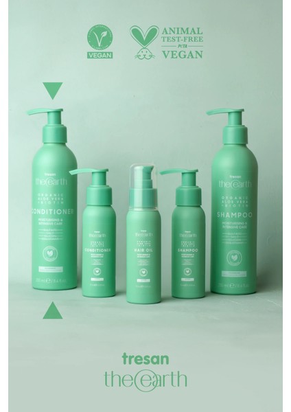 Organic Aloe Vera +Biotin Saç Kremi 250 ml