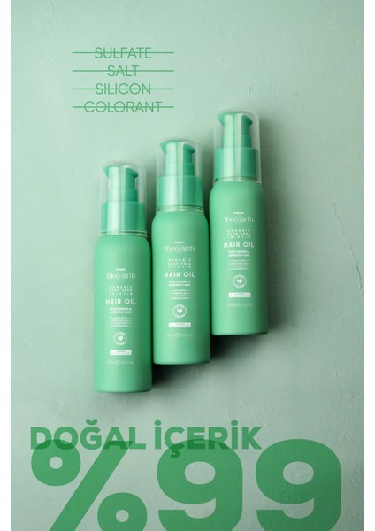 Organic Aloe Vera +Biotin Saç Yağı 75 ml x2 fırsatları