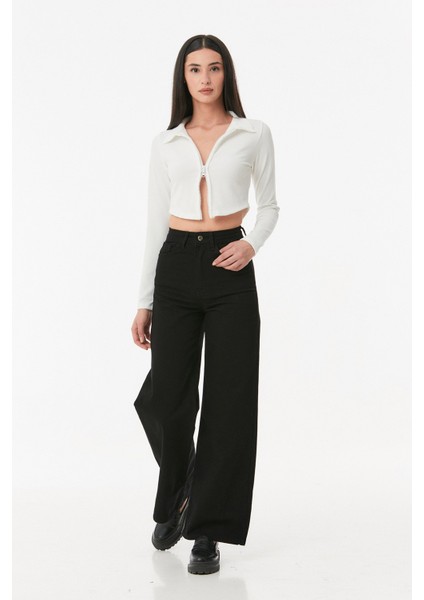 Çift Fermuarlı Polo Yaka Bluz fiyatları