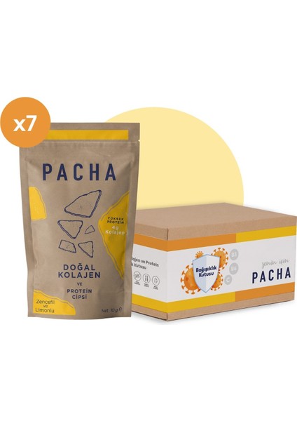 ve Protein Cipsi Haftalık Zencefil ve Limonlu 7 x 10 gr