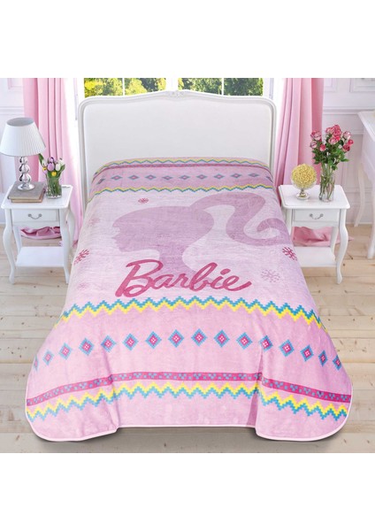 Lisanslı Lisanslı Barbie Pink Battaniye