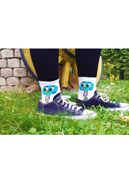 KBC Socks 10'lu Unisex Desenli Kolej Soket Çorap Seti