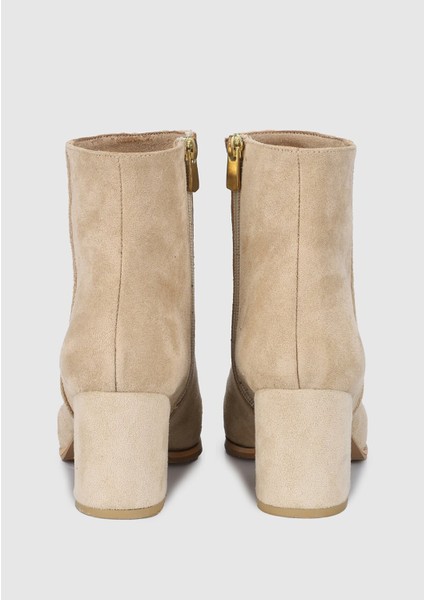 Bej Kadın Bootie