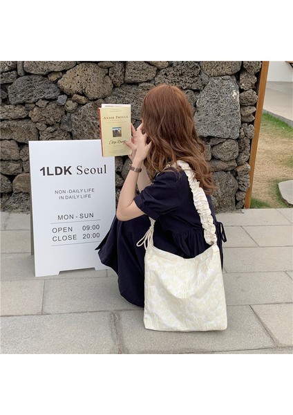 Crossbody Çanta Kızlar Pilili Omuz Askılı Omuz Çantası (Yurt Dışından)