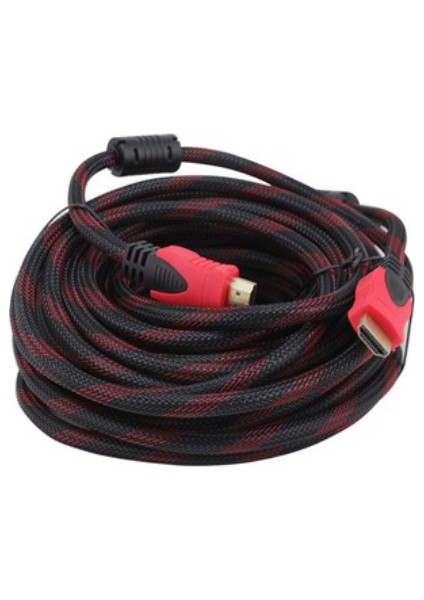 15 Metre HDMI Kablo 15 Metre Örgülü HDMI Kablo
