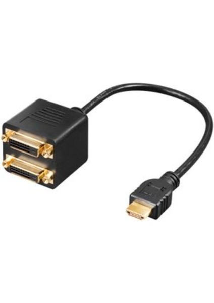 HDMI 2 DVI Çevirici HDMI 2 Port DVI Çevirici HDMI 2x DVI Çevirici