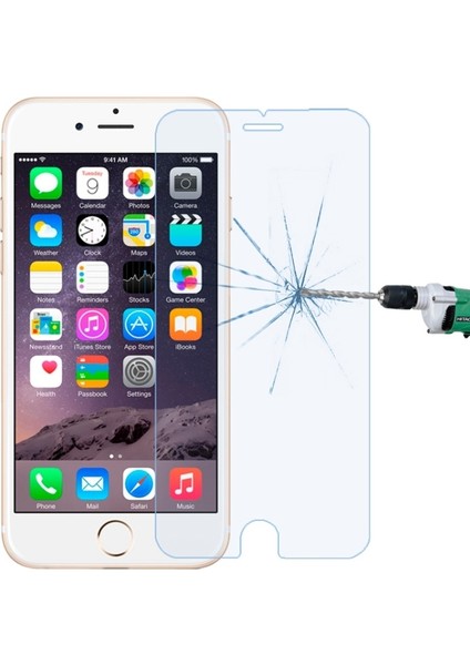 Apple iPhone 7 ile Uyumlu Ekran Koruyucu Şeffaf Temperli Kırılmaz Cam Ekran Koruyucu