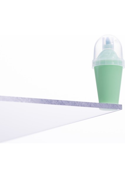PVC kutulu fosforlu kalem, Yeşil 1 adet