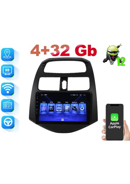 Chevroelt Spark 2010-2013 Multimedya Navigasyon