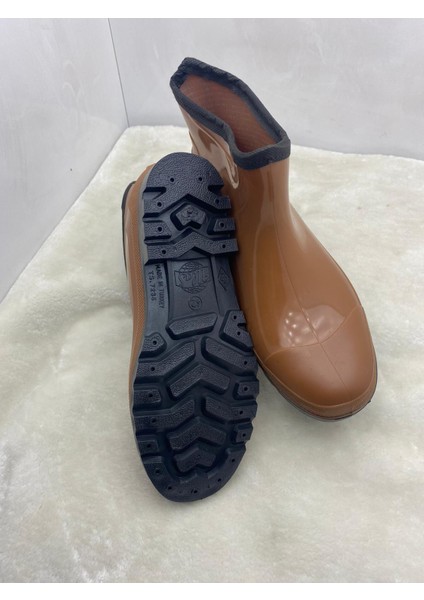 Ulaş Kahve Rençber Bahçe Kısa Lastik Çizme - Kahverengi - 44 - ST02265-KAHVERENGİ-44