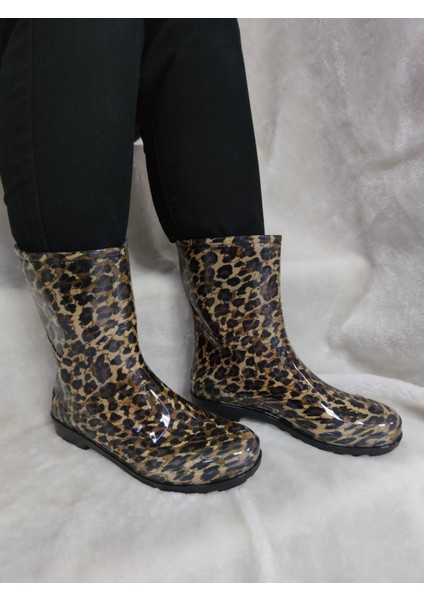 Ulaş - Orta Boy Bahçe & Lastik Çizme - Leopar - 37 - ST02814-14464 fiyatları