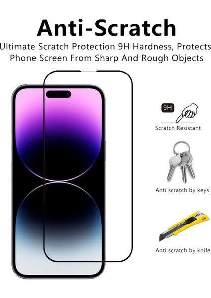 Apple Iphone 15 Pro Tam Kaplayan Seramik Nano Ekran Koruyucu