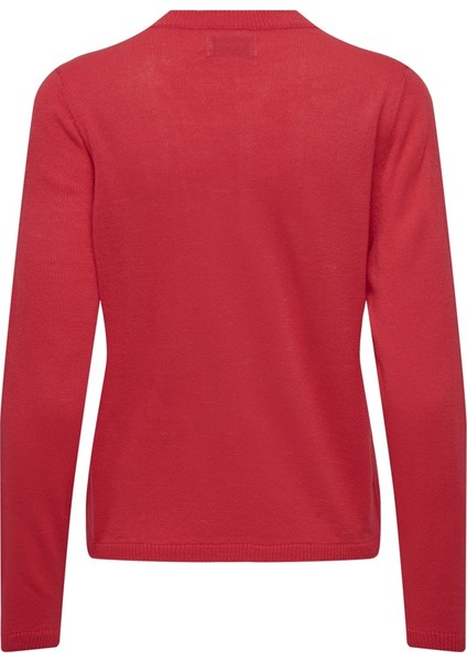 Kadın Noel Kazak - Uzun Kol Yuvarlak Yaka - Hediyelik fiyatları